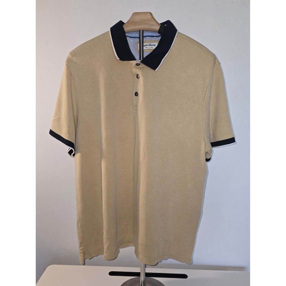 English Laundry Men's Polo Shirt‎ Tan Size XL -196